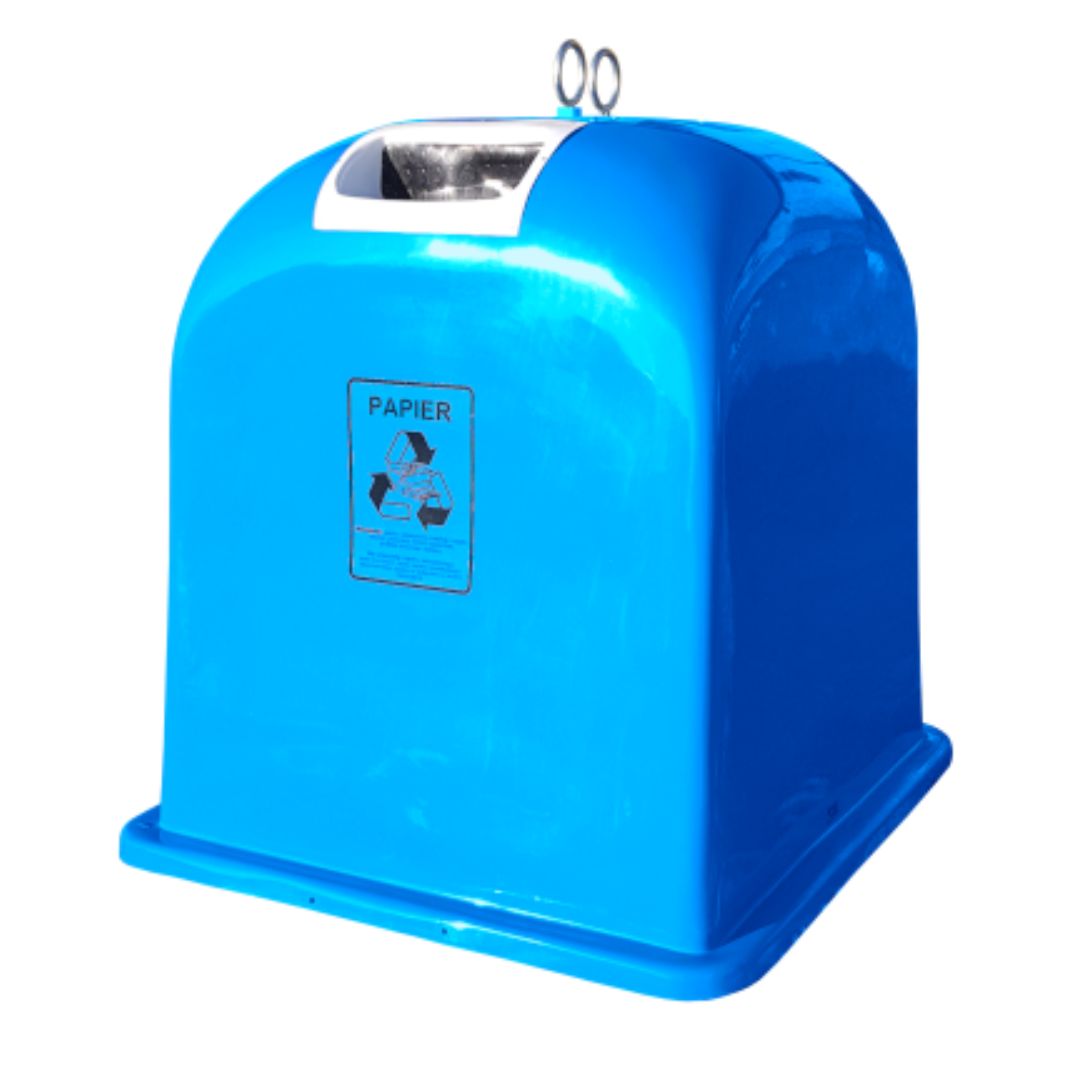 Inga Square Recycling Container – Paper – photo 4
