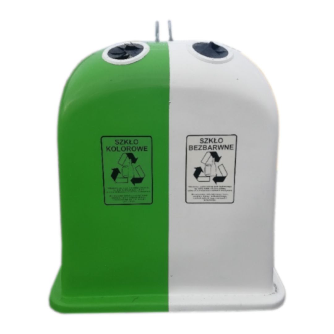 Ludwik Twin-Compartment Square Bell Container