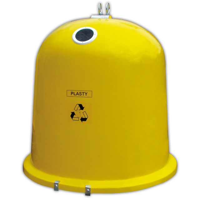 Anya Round Recycling Container – Plastic