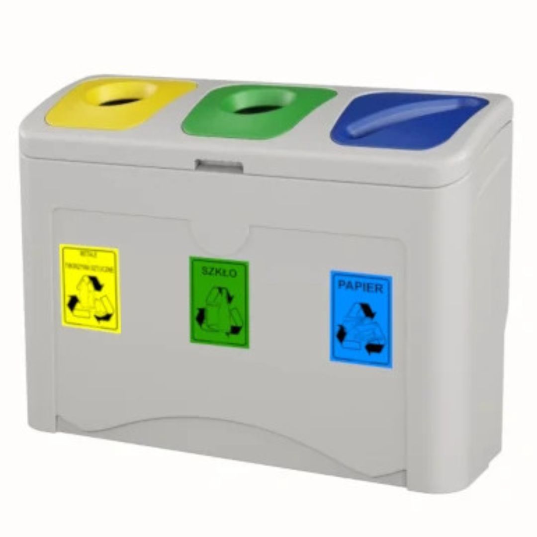 Marcelo 3 x 50 l Recycling Bin – photo 2