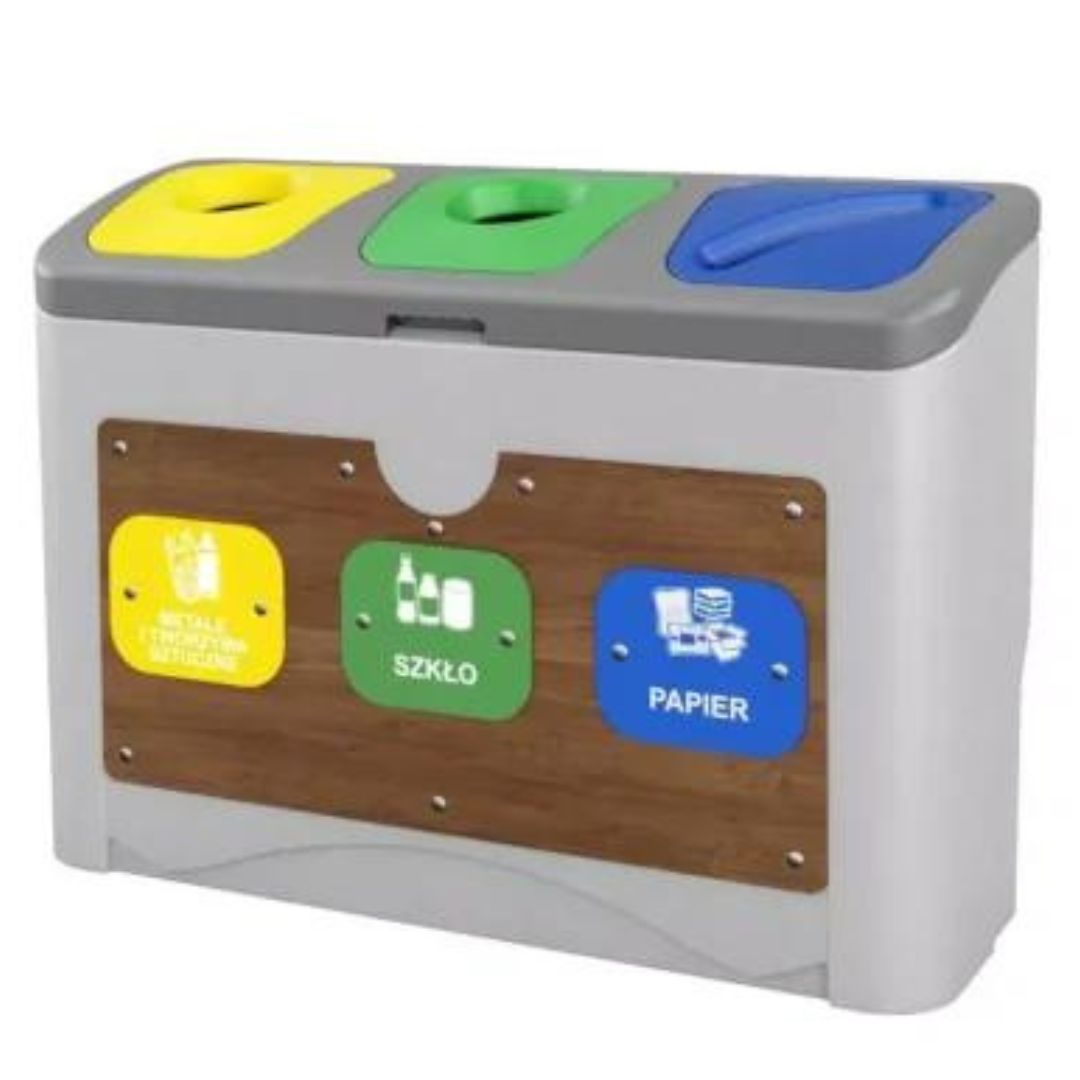 Marcelo 3 x 50 l Recycling Bin – photo 3