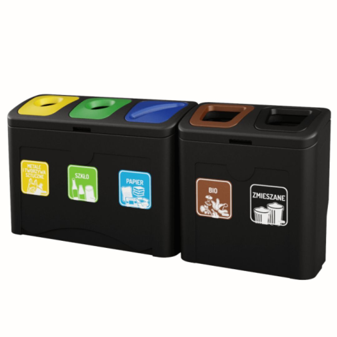 Marcelo 5 x 50 l Recycling Bin