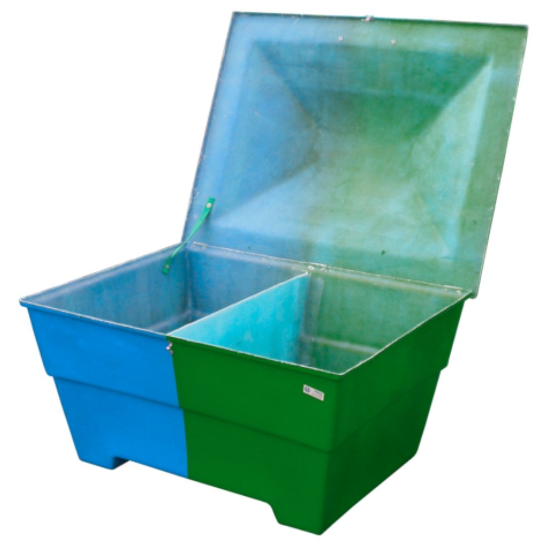 Lidia 450 l Two-Compartment Grit Bin – photo 2