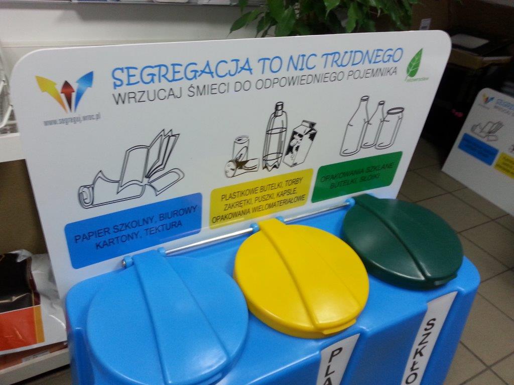 Pojemnik do segregacji Vincent 3 x 120 l z planszą edukacyjną – fotografia 6