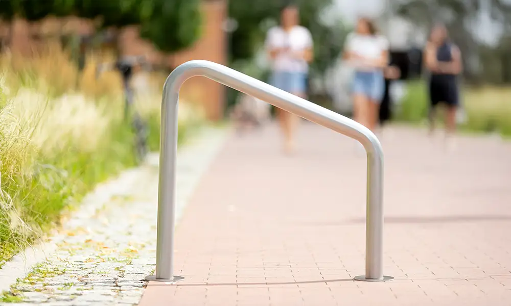 Sybilla Angled U-Shaped Bike Rack