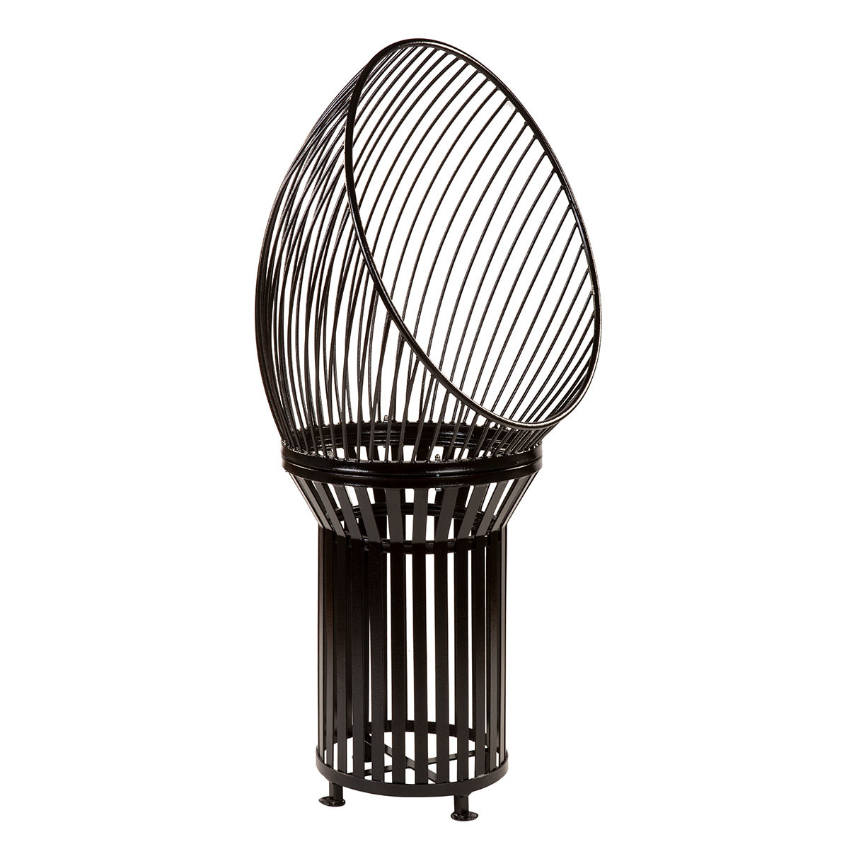 Teodora 60 l or 100 l Cycle Path Litter Bin – photo 2