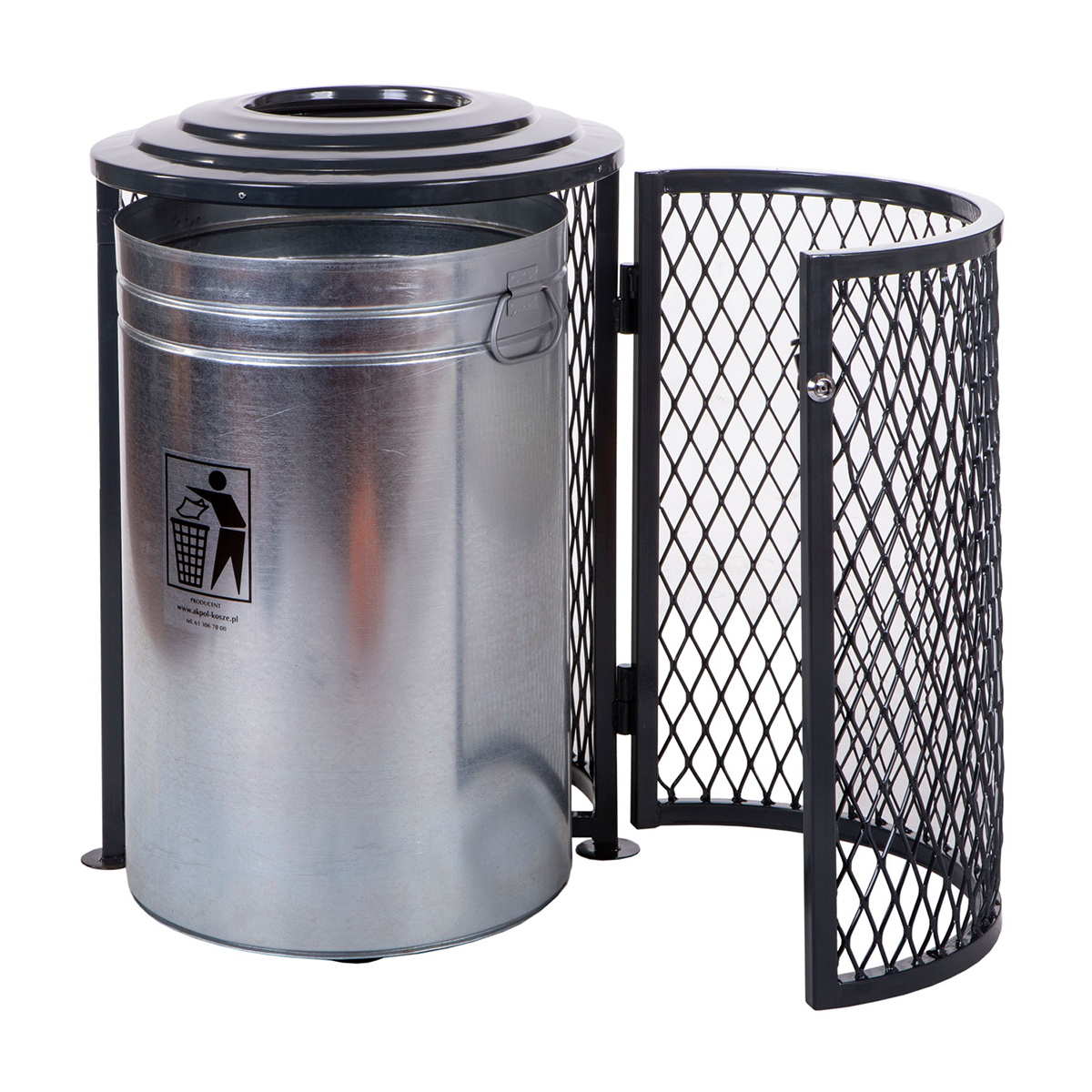 Evelyn 100 l Street Litter Bin – photo 2