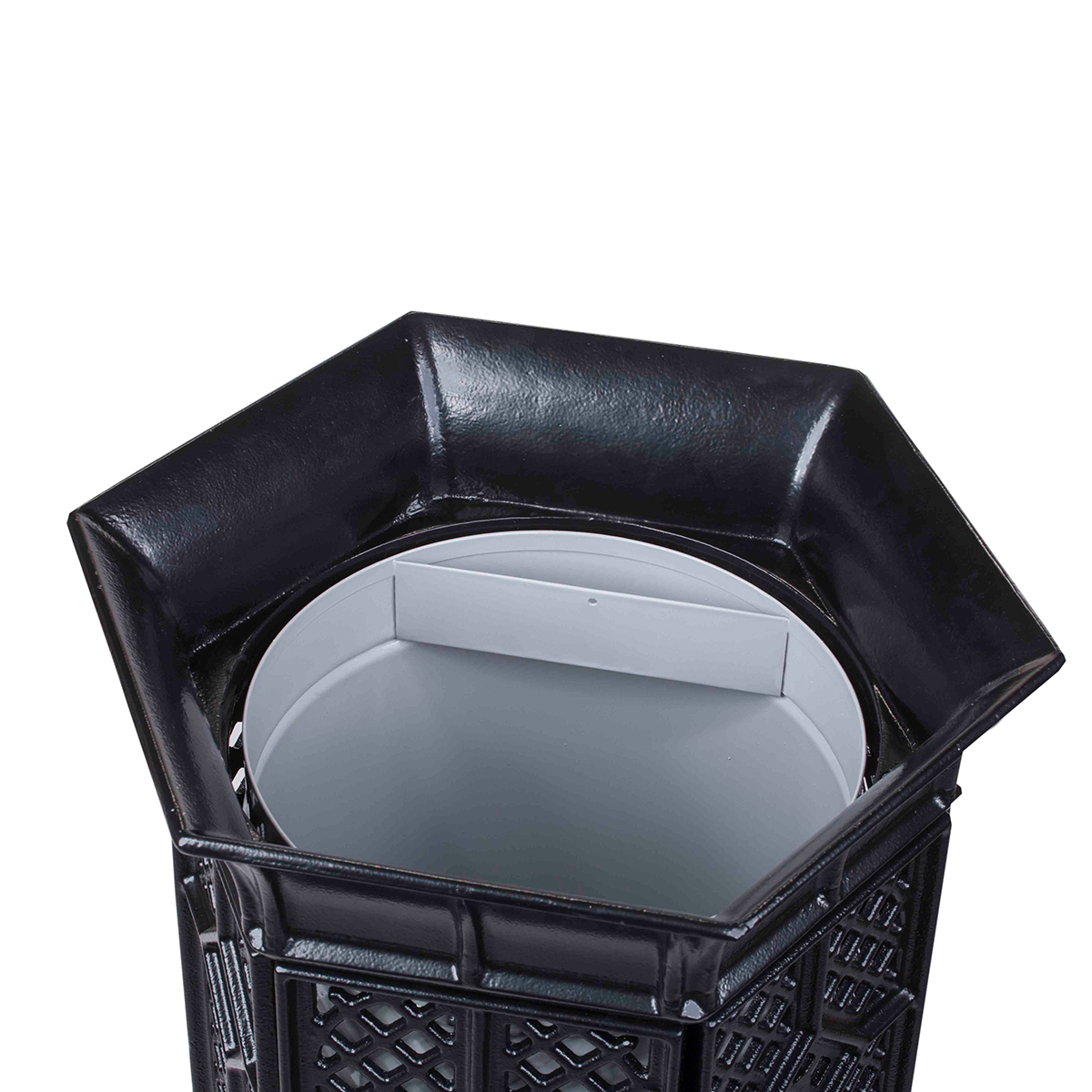 Olga 40 l Cast Iron Street Litter Bin – photo 6