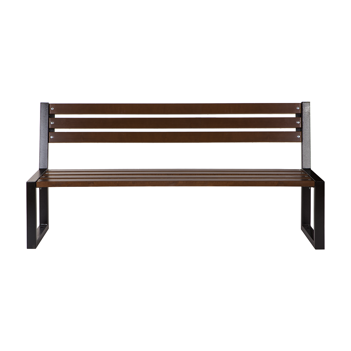 Lechosław Steel Park Bench with Backrest 180 cm