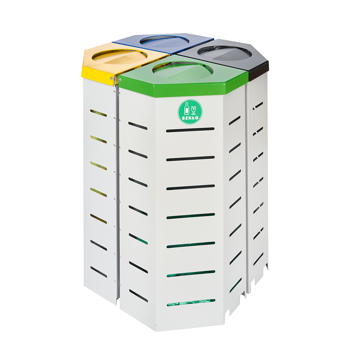 Paolo Recycling Bin 4 x 80 l