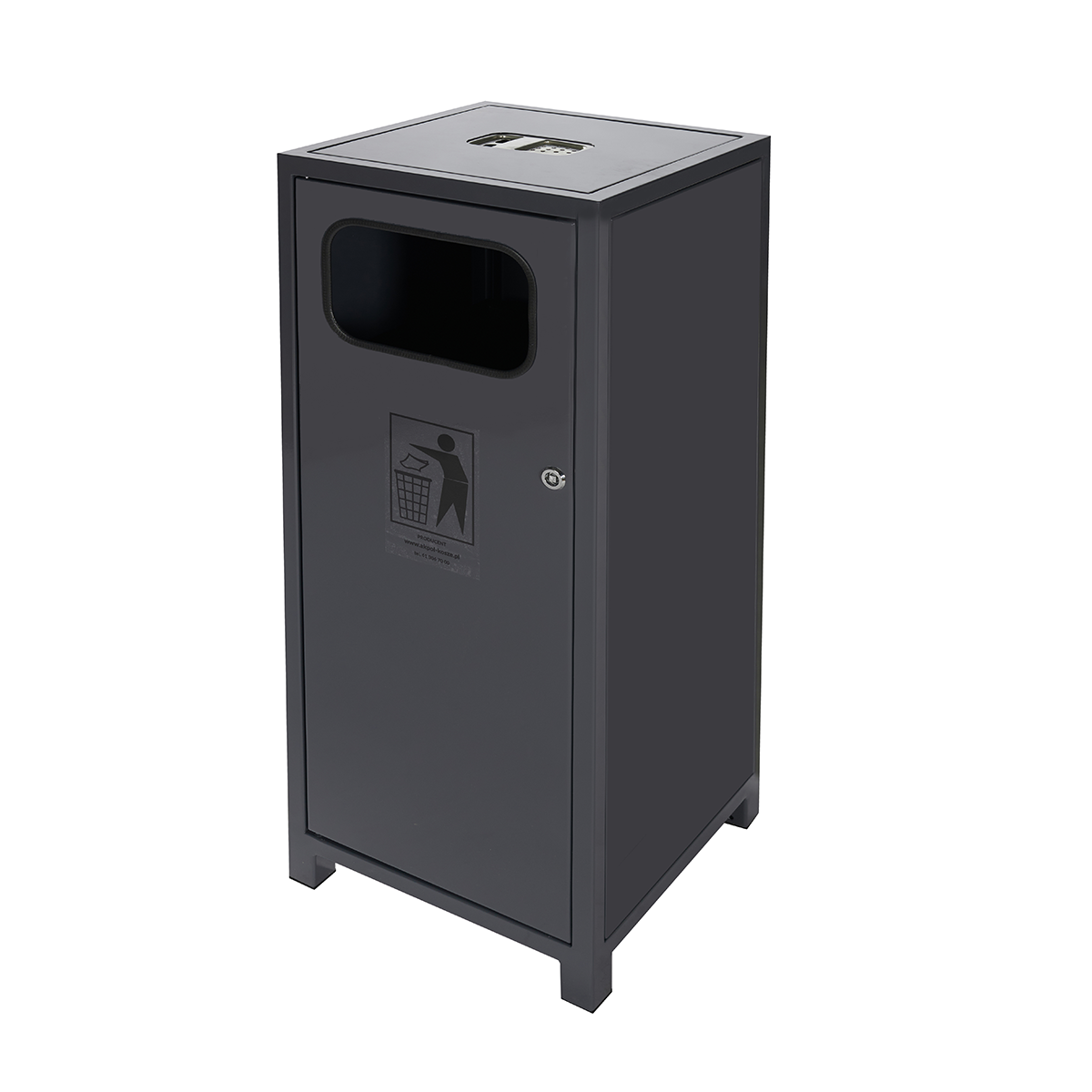 Cristian Square Litter Bin 60 l
