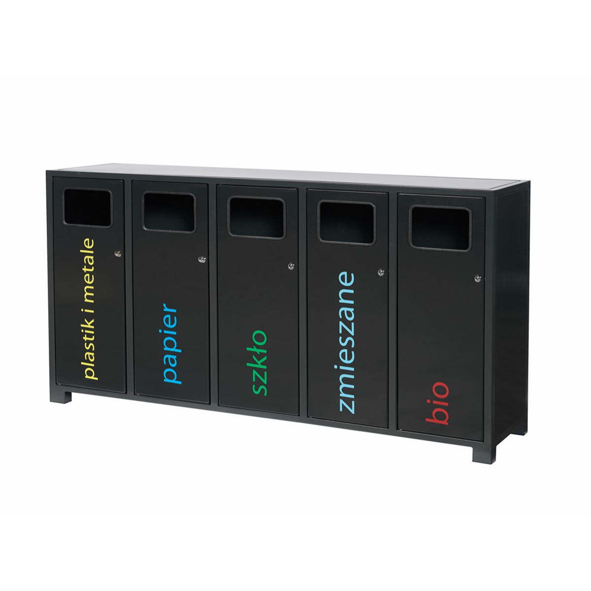 Oliwia recycling bin, 2-5 segments of 65 l