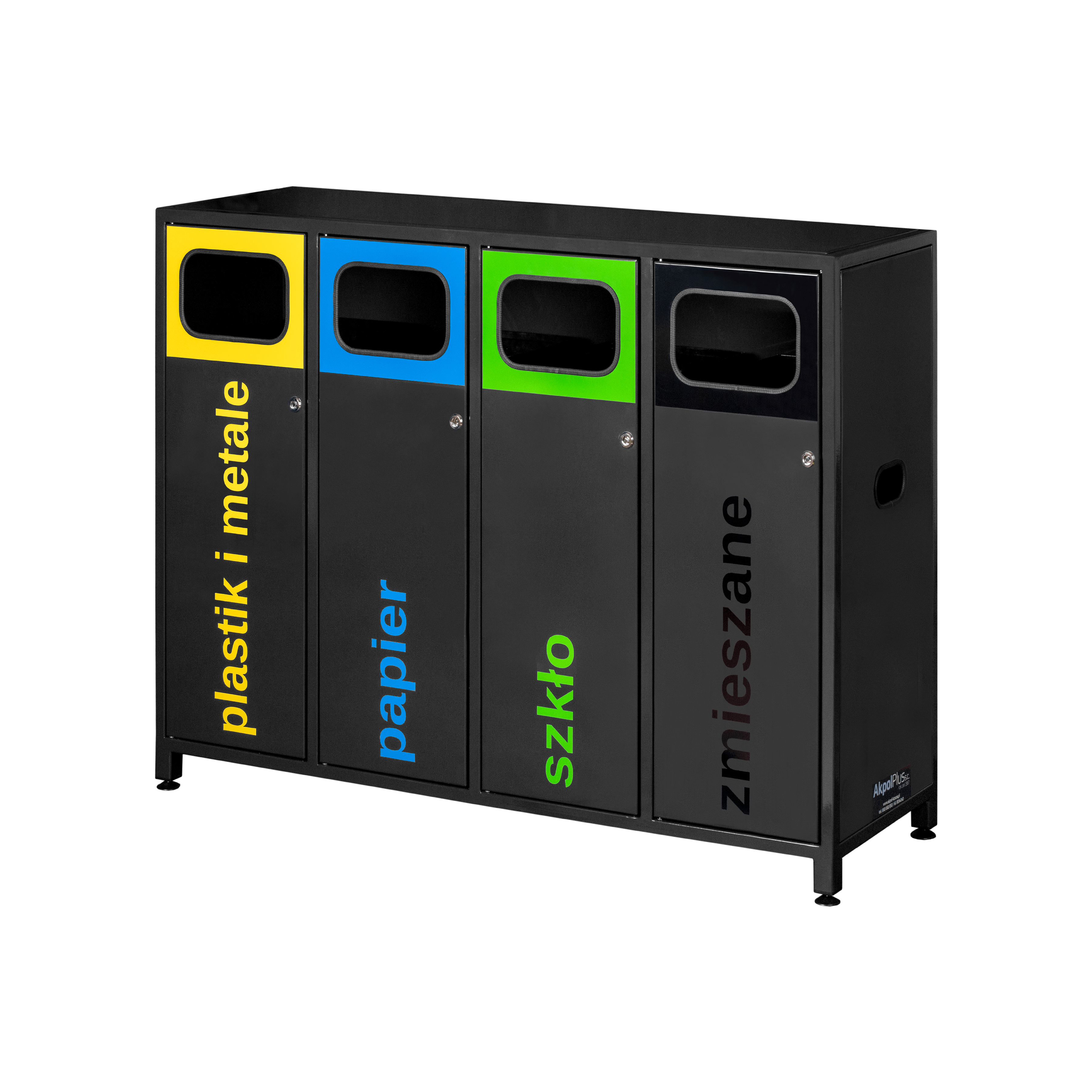 Oliwia recycling bin, 2-5 segments of 65 l – photo 2