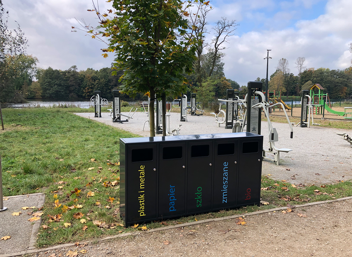 Oliwia recycling bin, 2-5 segments of 65 l – photo 3