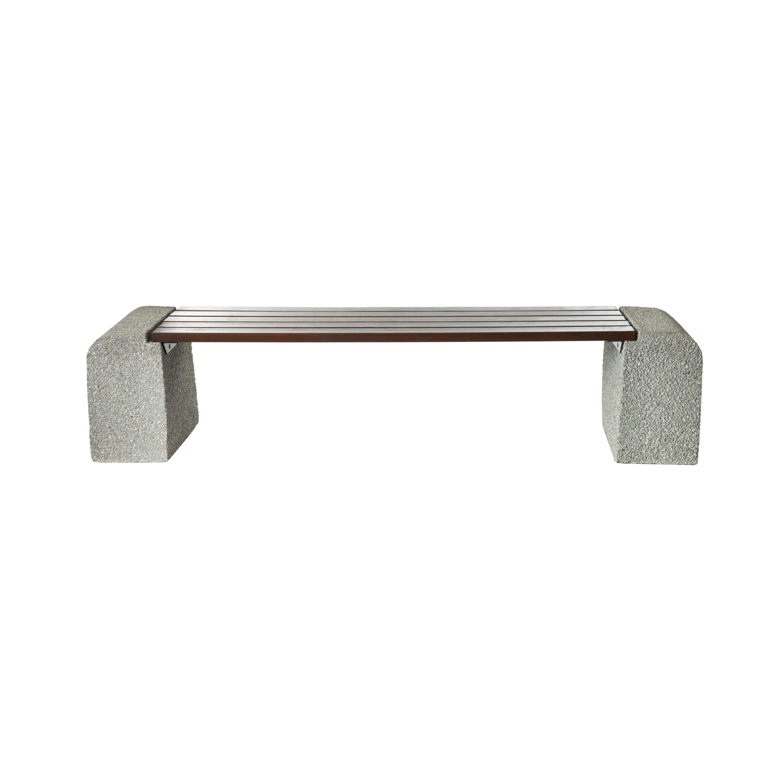 Bronisław concrete bench without backrest 200 cm