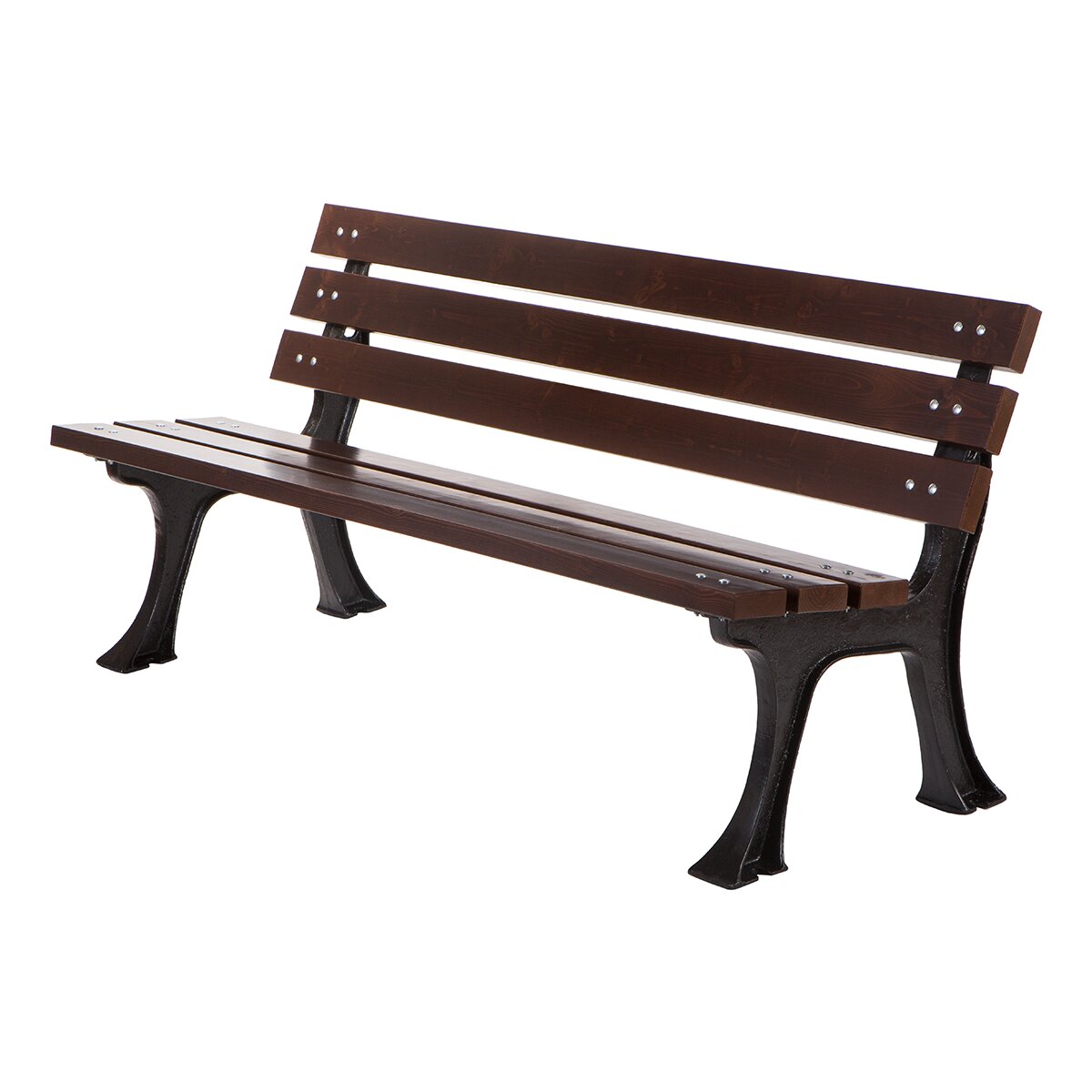 Inga cast iron bench with backrest 180 cm