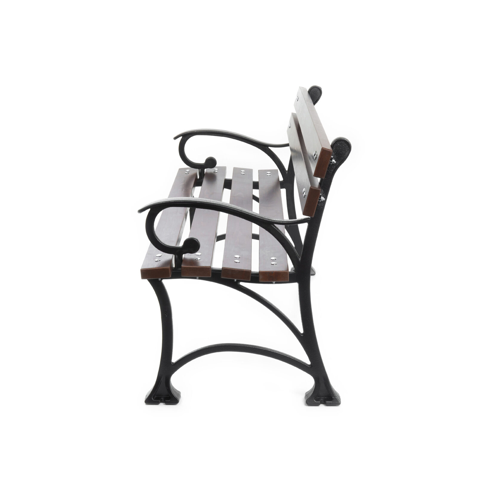 Antoine cast iron bench with backrest 180 cm – photo 2