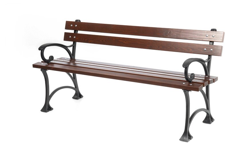 Antoine cast iron bench with backrest 180 cm – photo 5