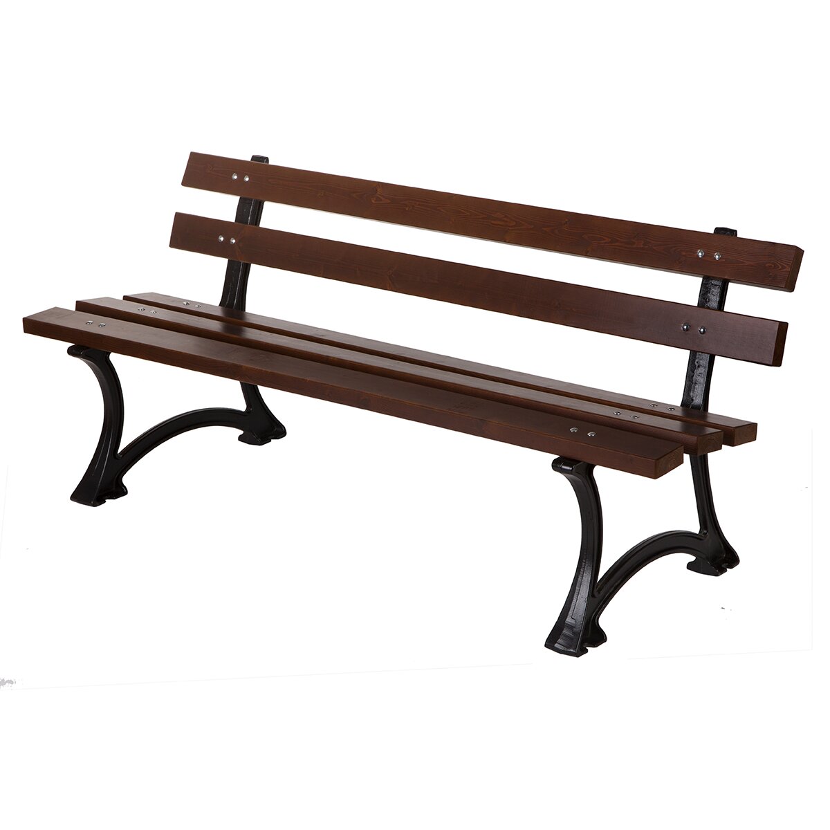 Anya cast iron urban bench with backrest 180 cm