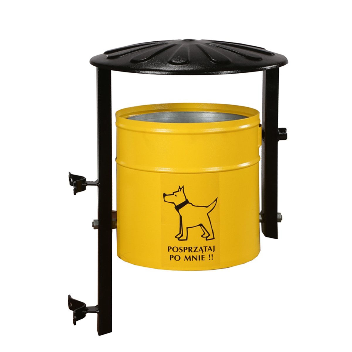 Zofia 20 l Street Litter Bin with Canopy