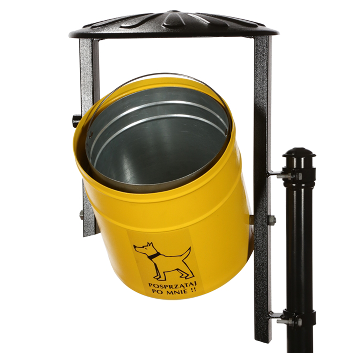 Zofia 20 l Street Litter Bin with Canopy – photo 2