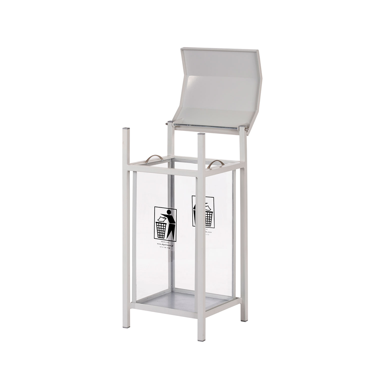 Liza 65 l Transparent Litter Bin – photo 2