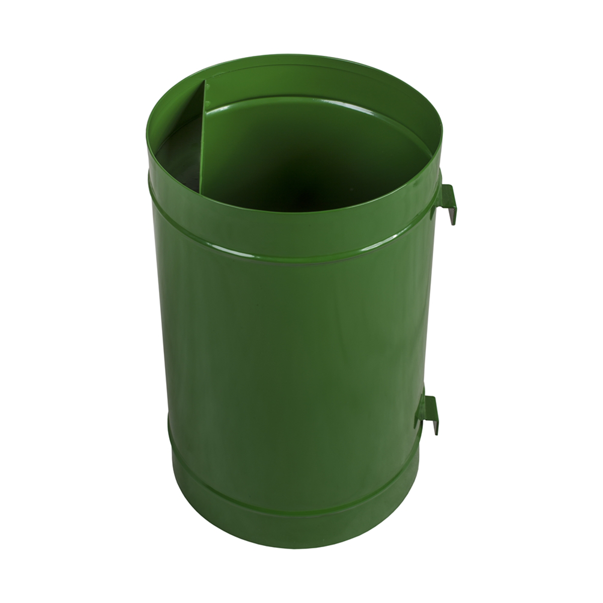 Selma 35 l Post-Mounted Street Litter Bin with Ashtray