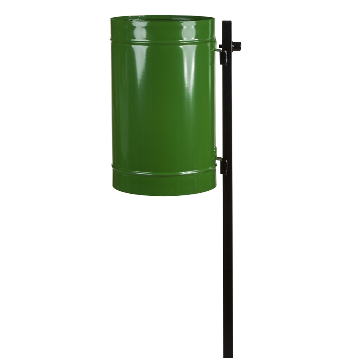 Selma 35 l Post-Mounted Street Litter Bin with Ashtray – photo 2