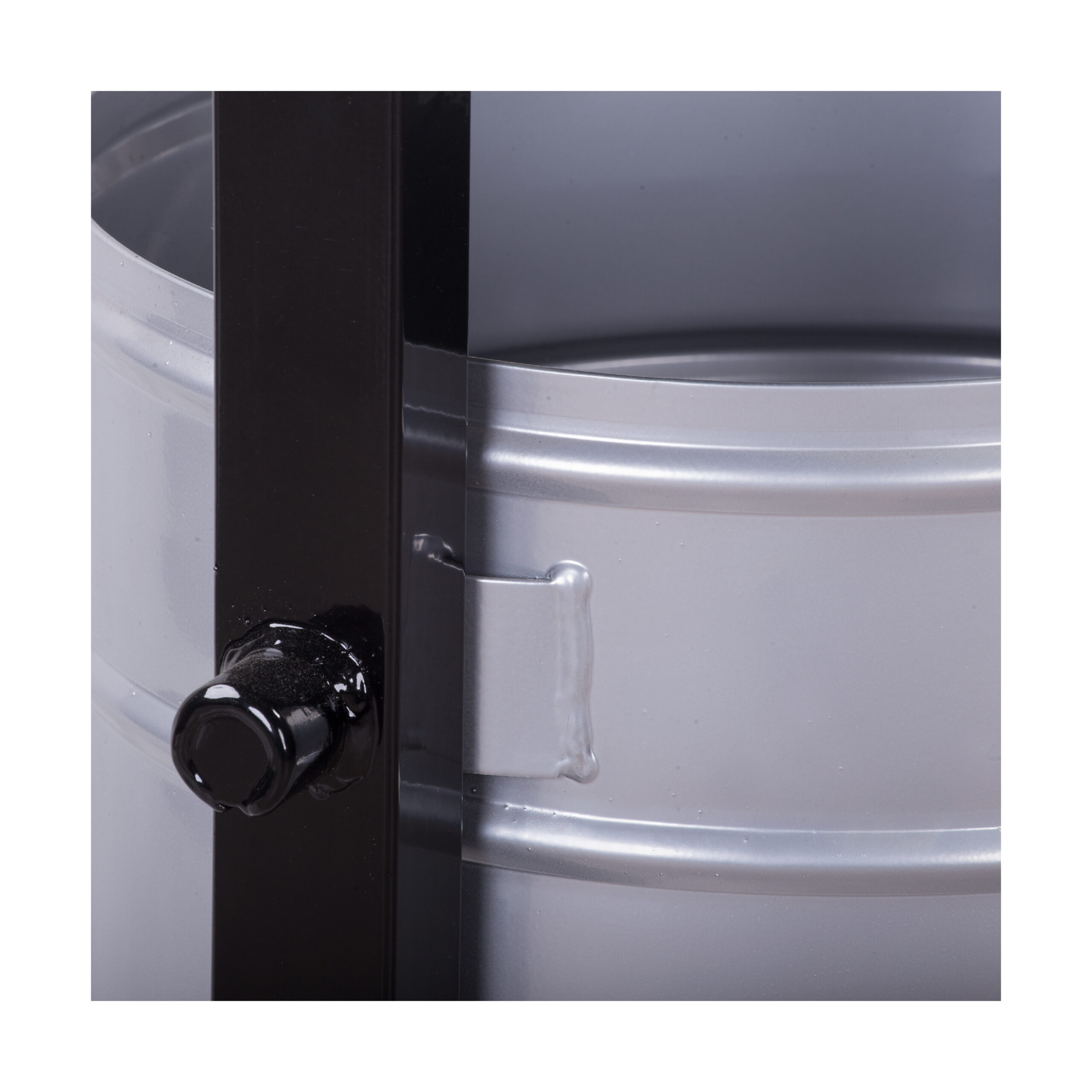Alicja 50 l Street Litter Bin with Canopy 81 cm – photo 12