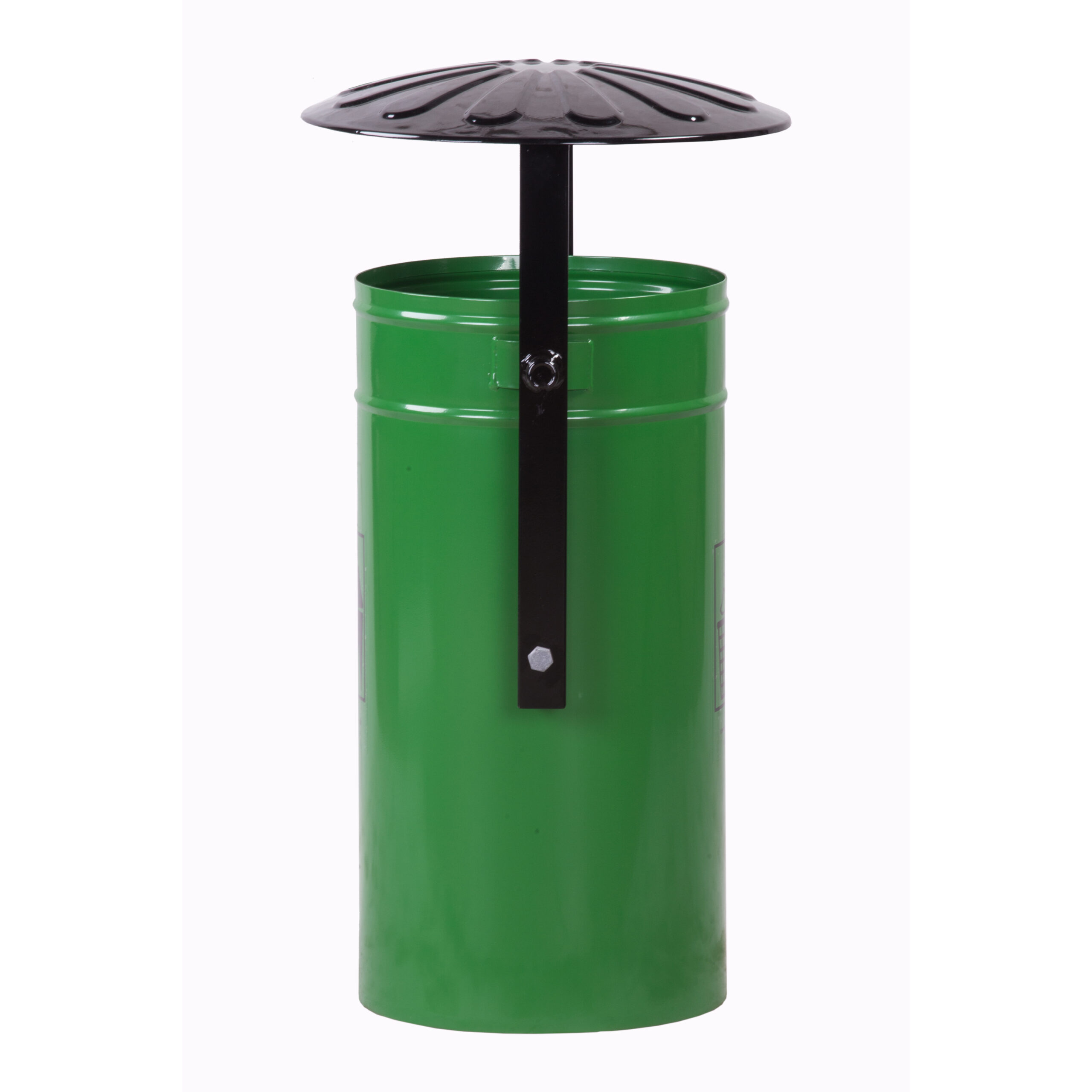 Alicja 50 l Street Litter Bin with Canopy 81 cm – photo 7