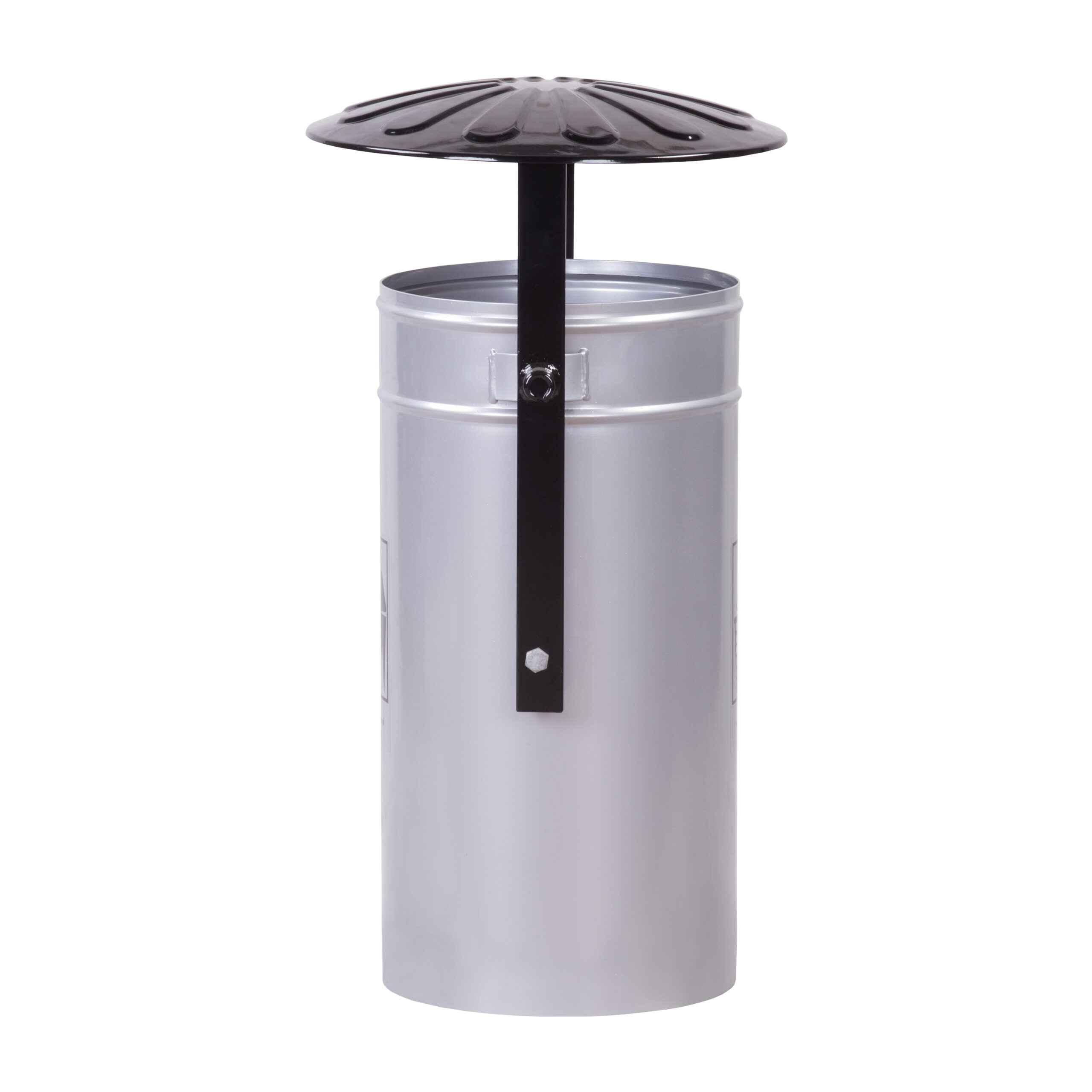 Alicja 50 l Street Litter Bin with Canopy 81 cm – photo 8