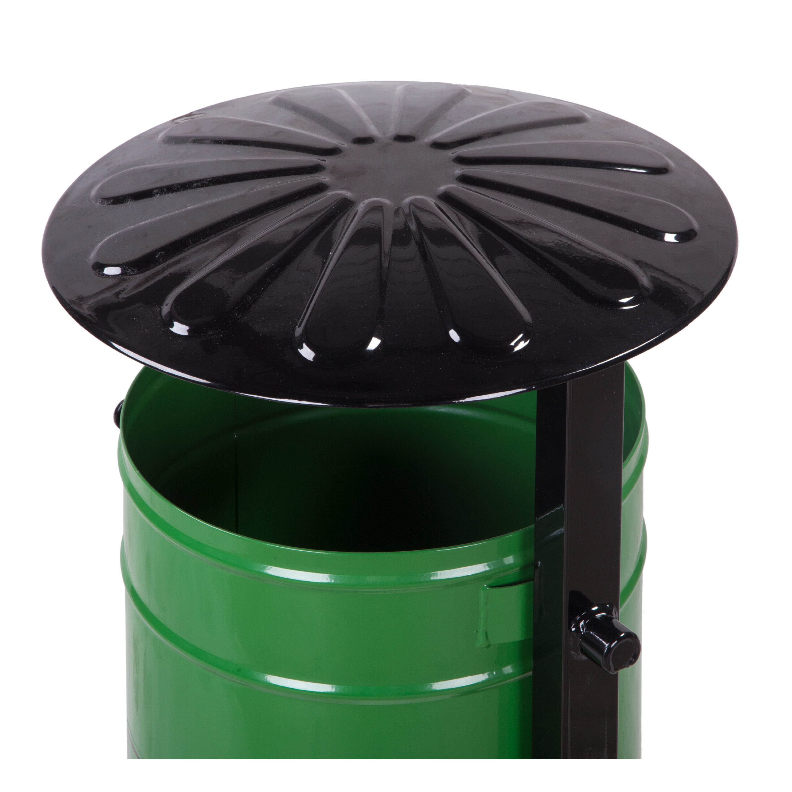 Alicja 50 l Street Litter Bin with Canopy 81 cm – photo 9