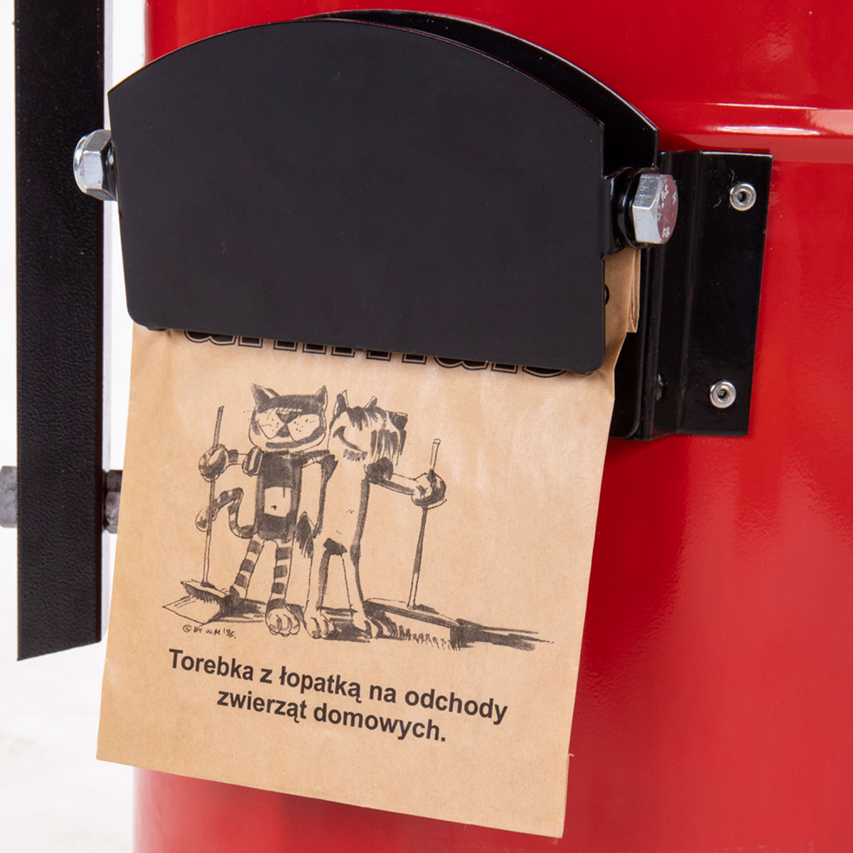 Aleksander 35 l Dog Waste Bin with Canopy – photo 2