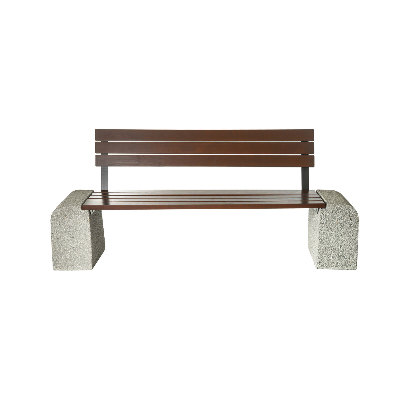 Darina Concrete Bench with Backrest 200 cm – photo 3