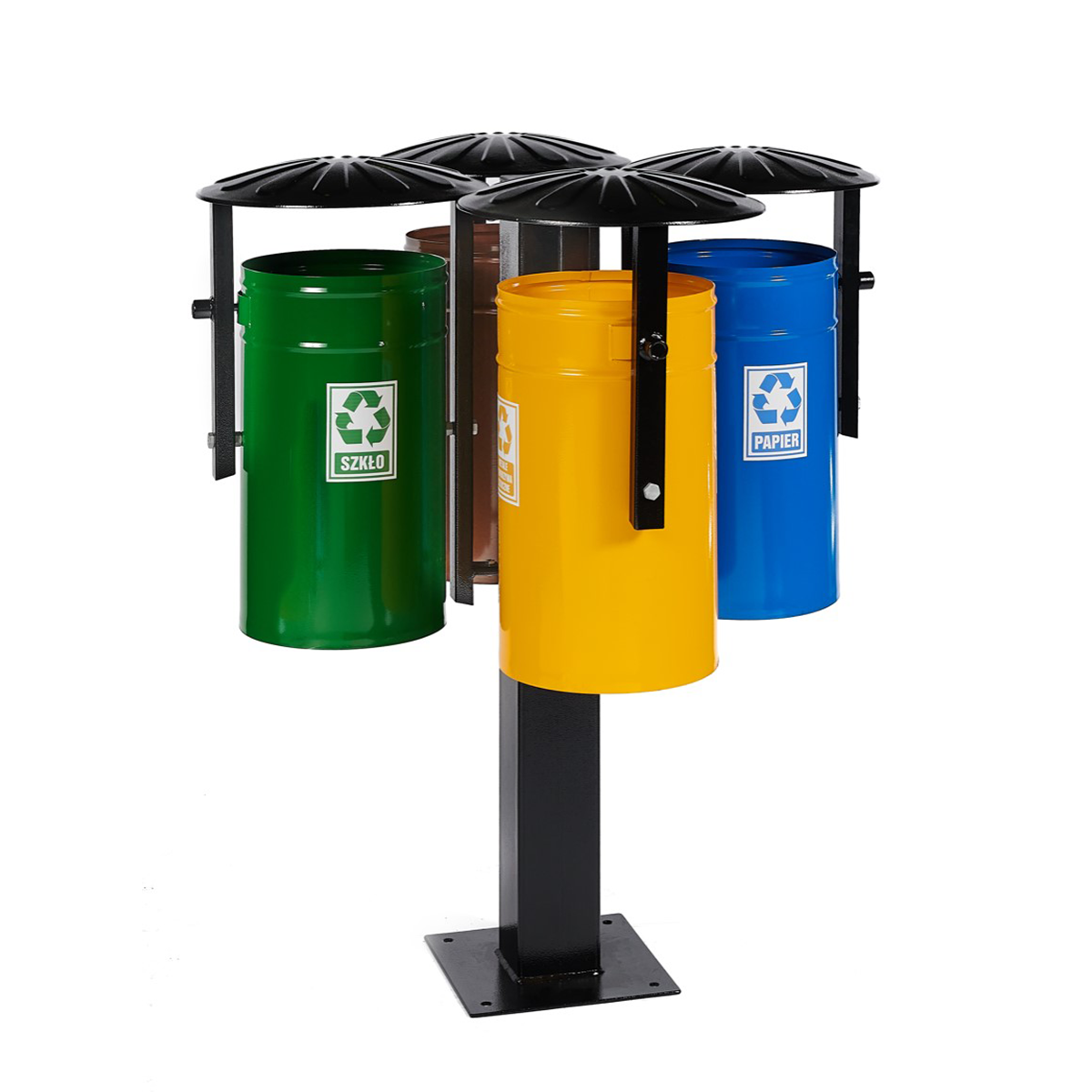 Anya 4 x 35 l perforated recycling bin