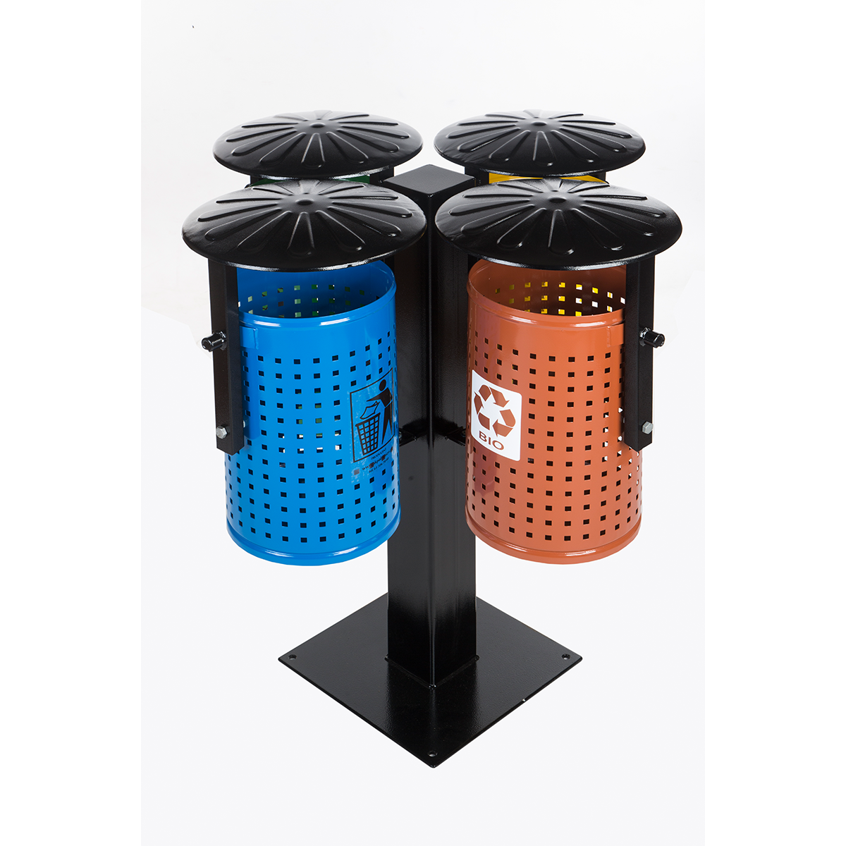 Anya 4 x 35 l perforated recycling bin – photo 2