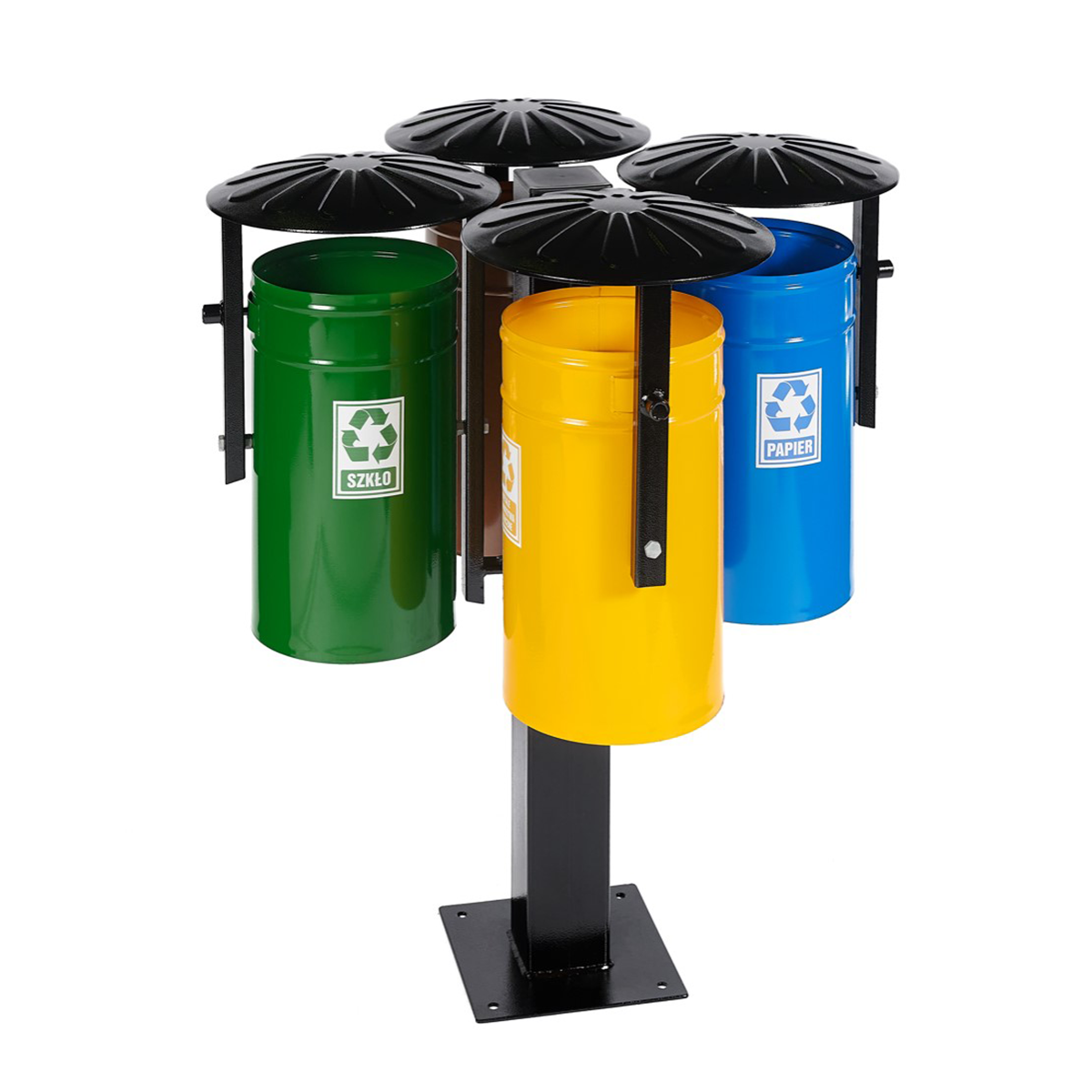 Anya 4 x 35 l perforated recycling bin – photo 3