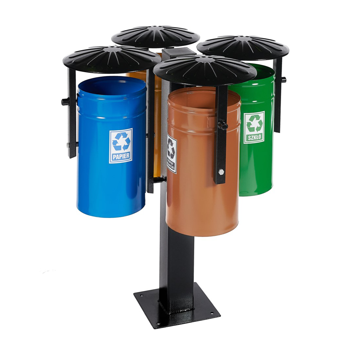 Anya 4 x 35 l perforated recycling bin – photo 4