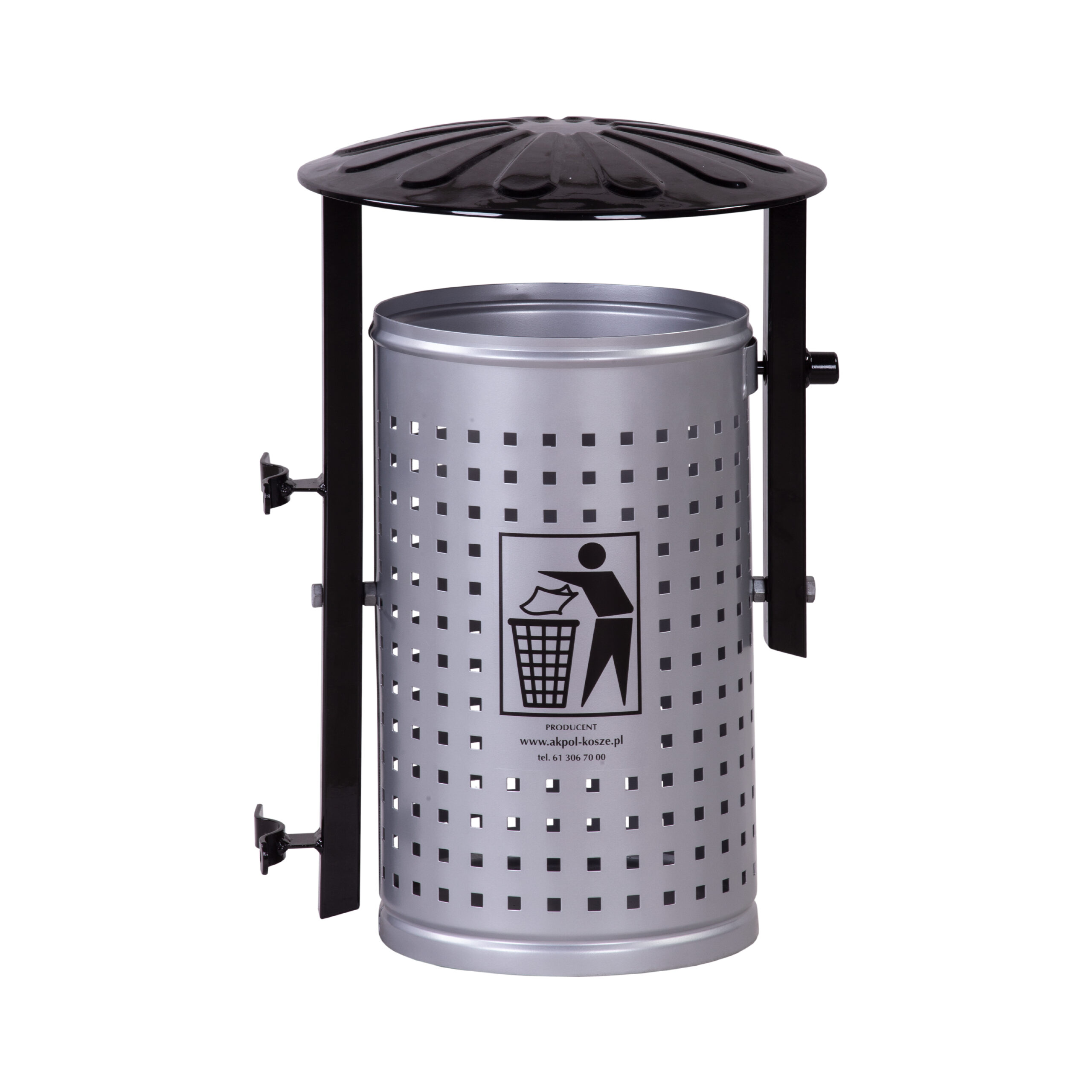 Tina 35 l perforated street litter bin