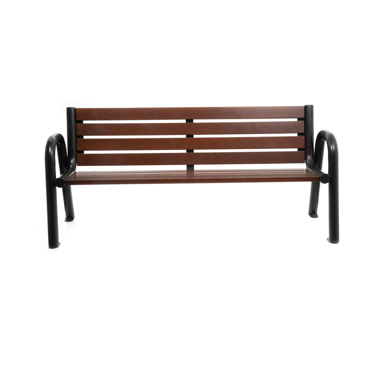 Kamil wooden park bench with backrest 180 cm