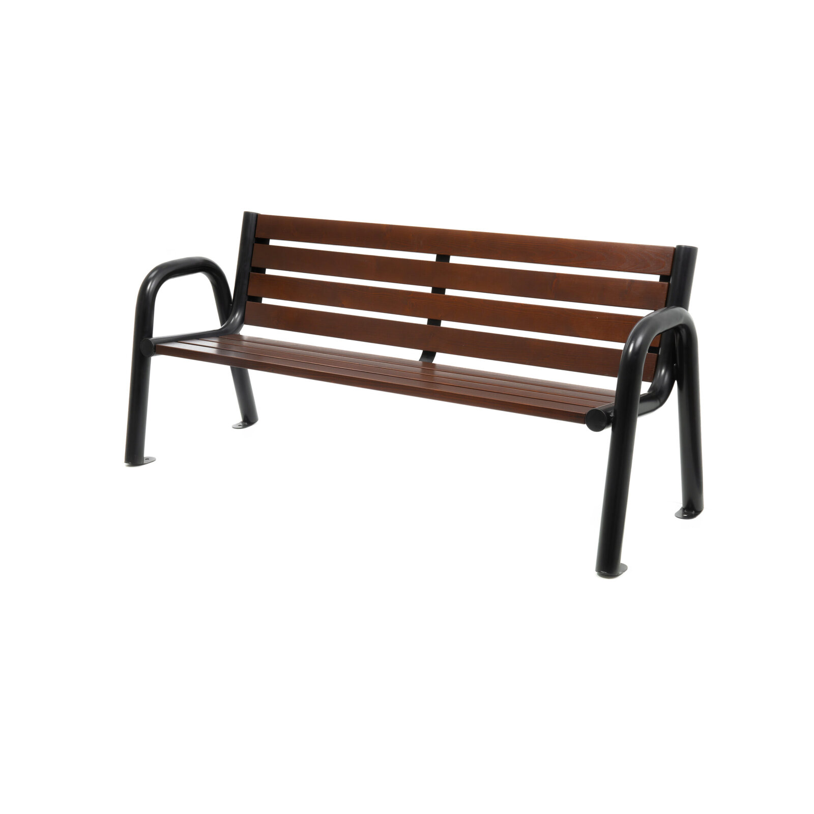 Kamil wooden park bench with backrest 180 cm – photo 2