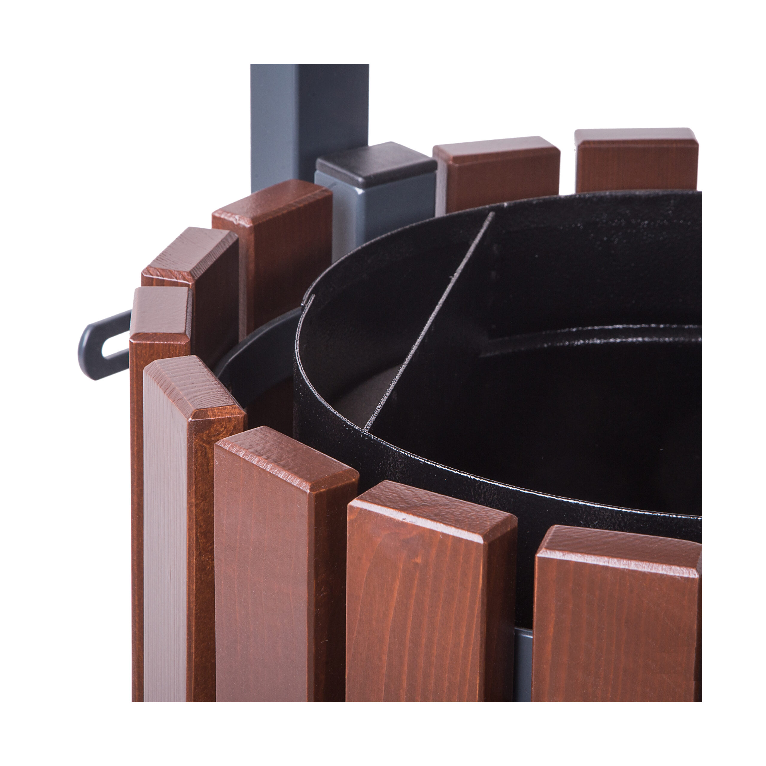 Sybilla 40 l street litter bin – photo 6