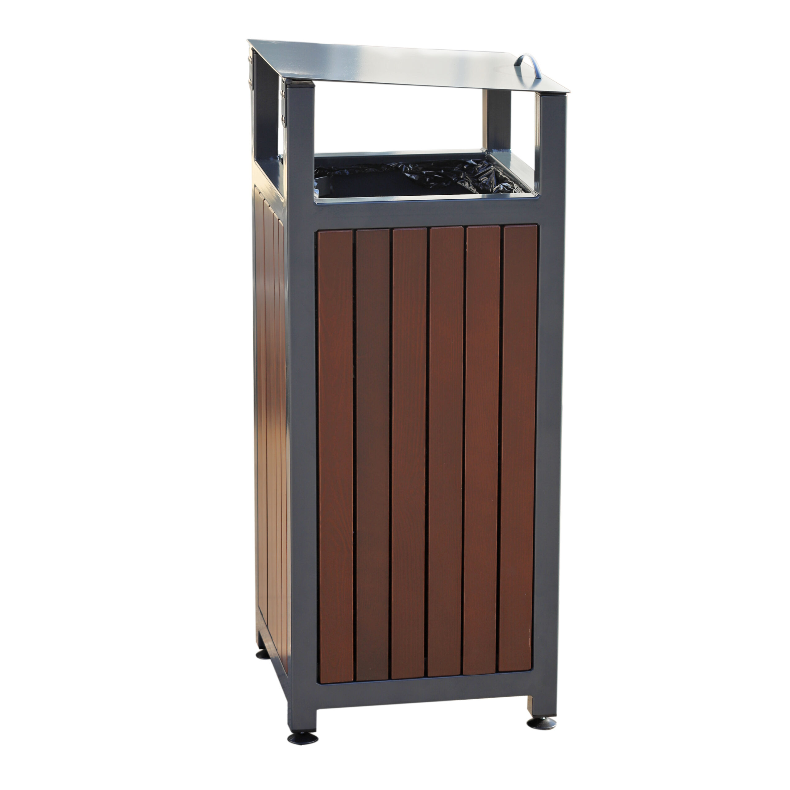 Sybilla 60 l street litter bin 93 cm