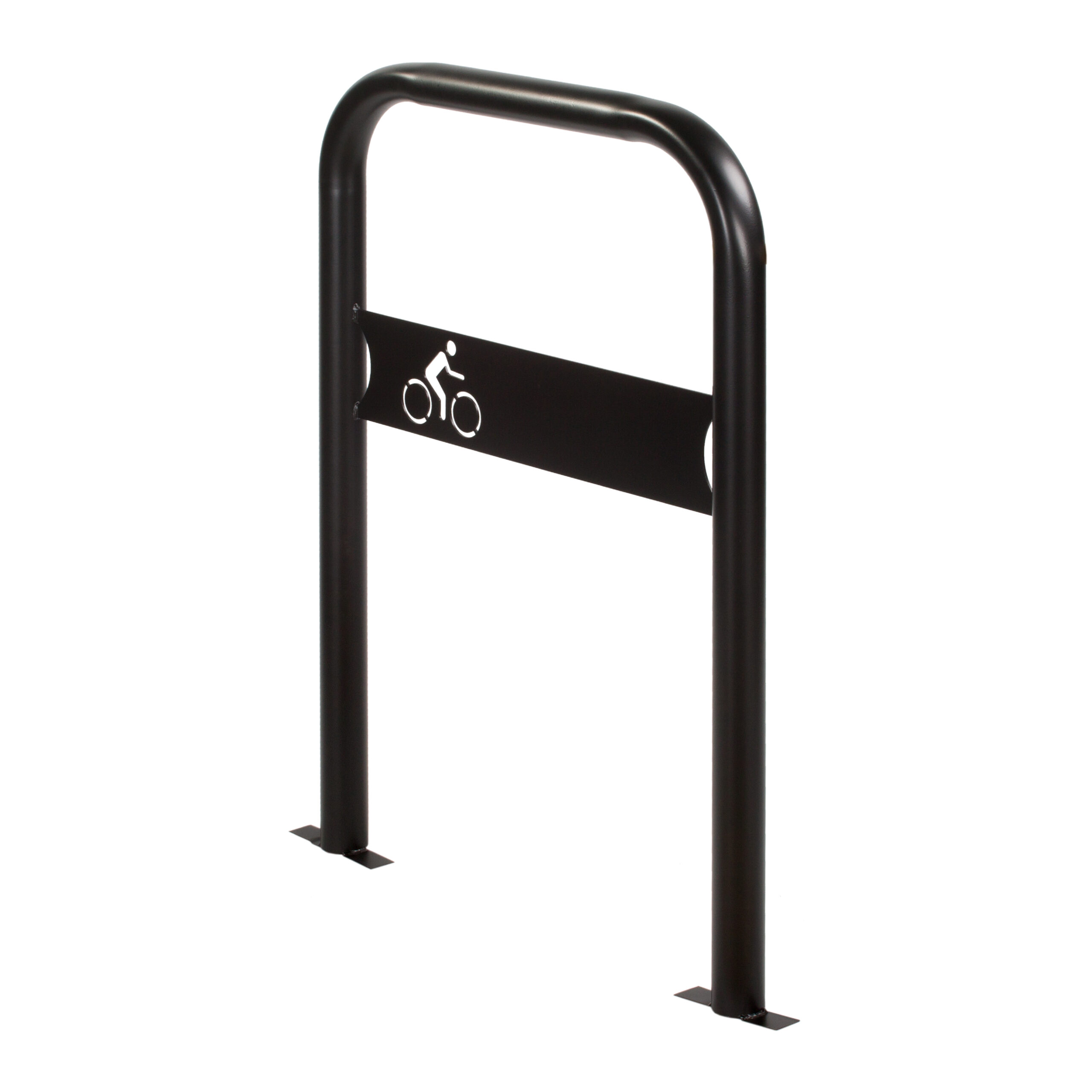 Bronisław Ø 60 mm in-ground bike rack 110 cm with cycle sign – photo 2
