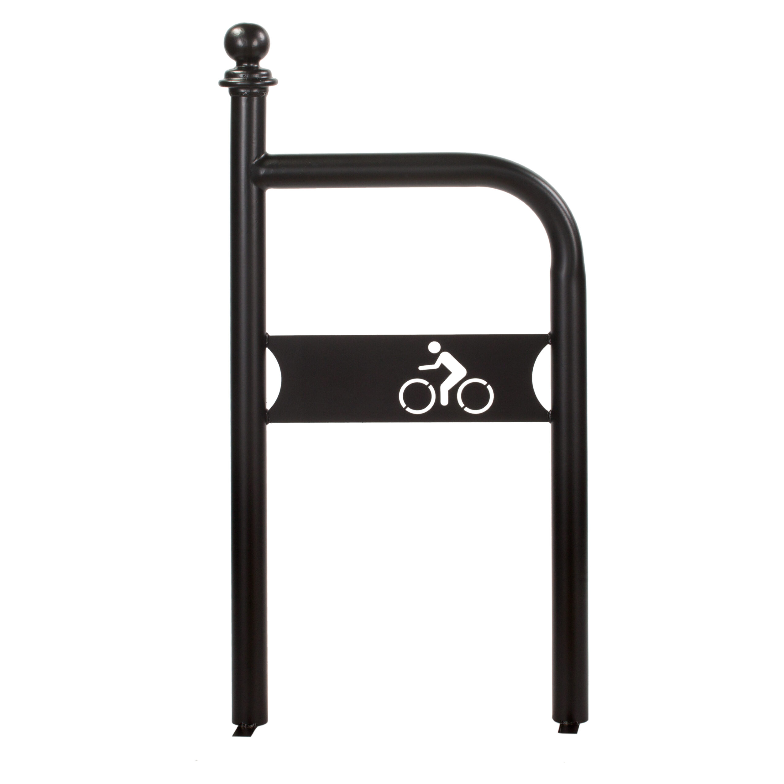 Bronisław bike rack with ball 130 cm with cycle sign