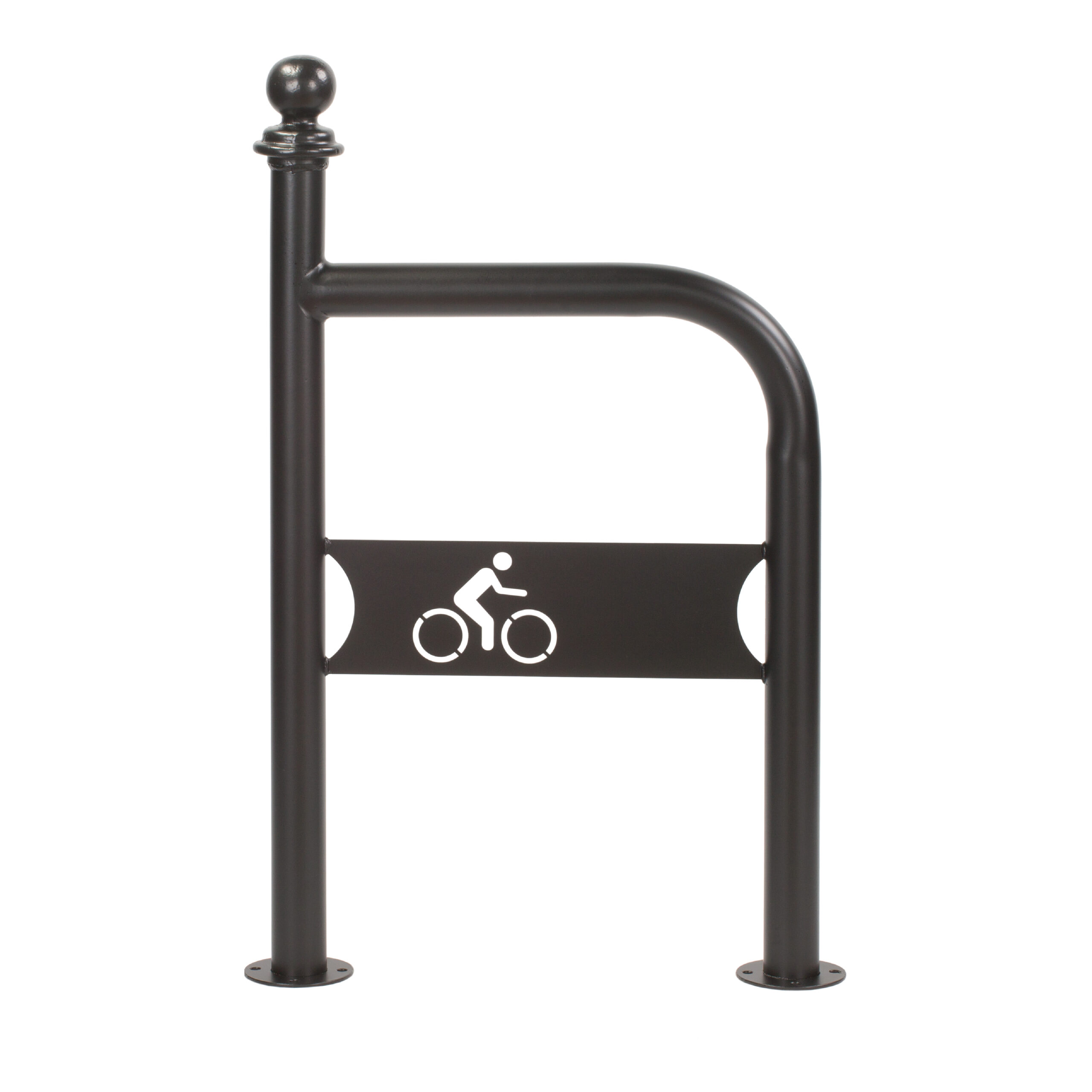 Bronisław Bolt-Down Bike Rack 100 cm with Bicycle Sign