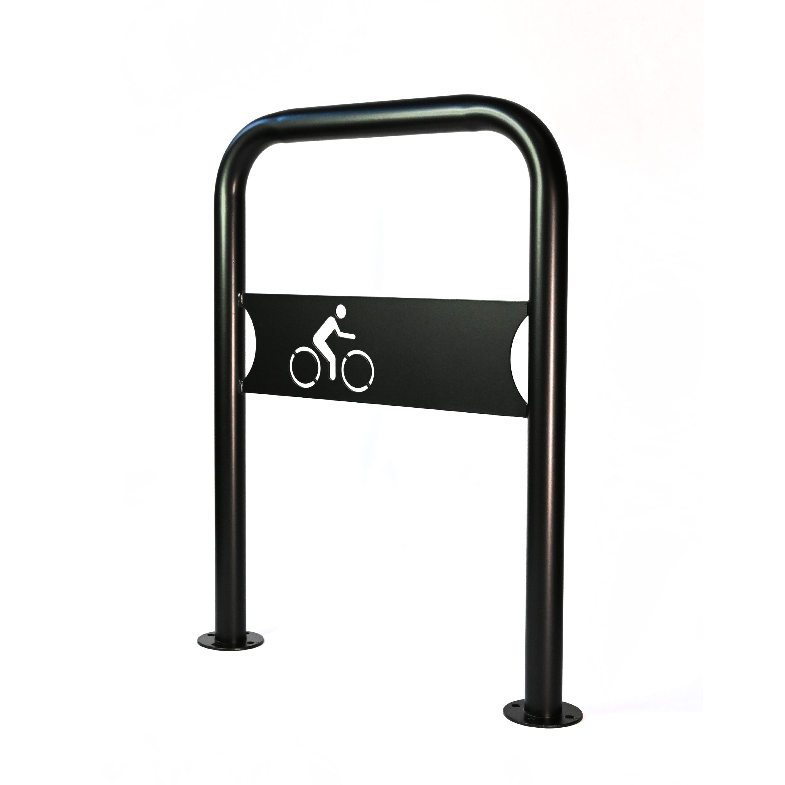 Fahrradständer Bronisław Ø 48 mm zum Aufschrauben 80 cm mit Fahrradschild – Foto 2