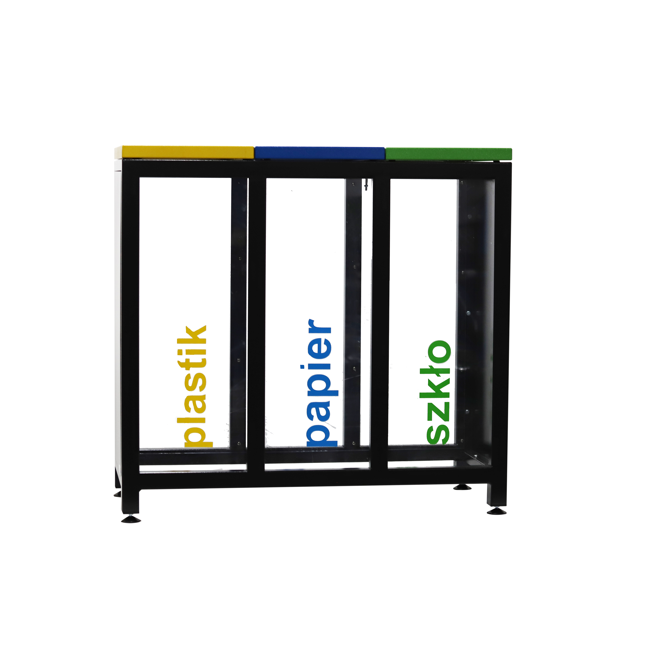 Kuba Transparent Litter Bin 5 mm Plexiglass