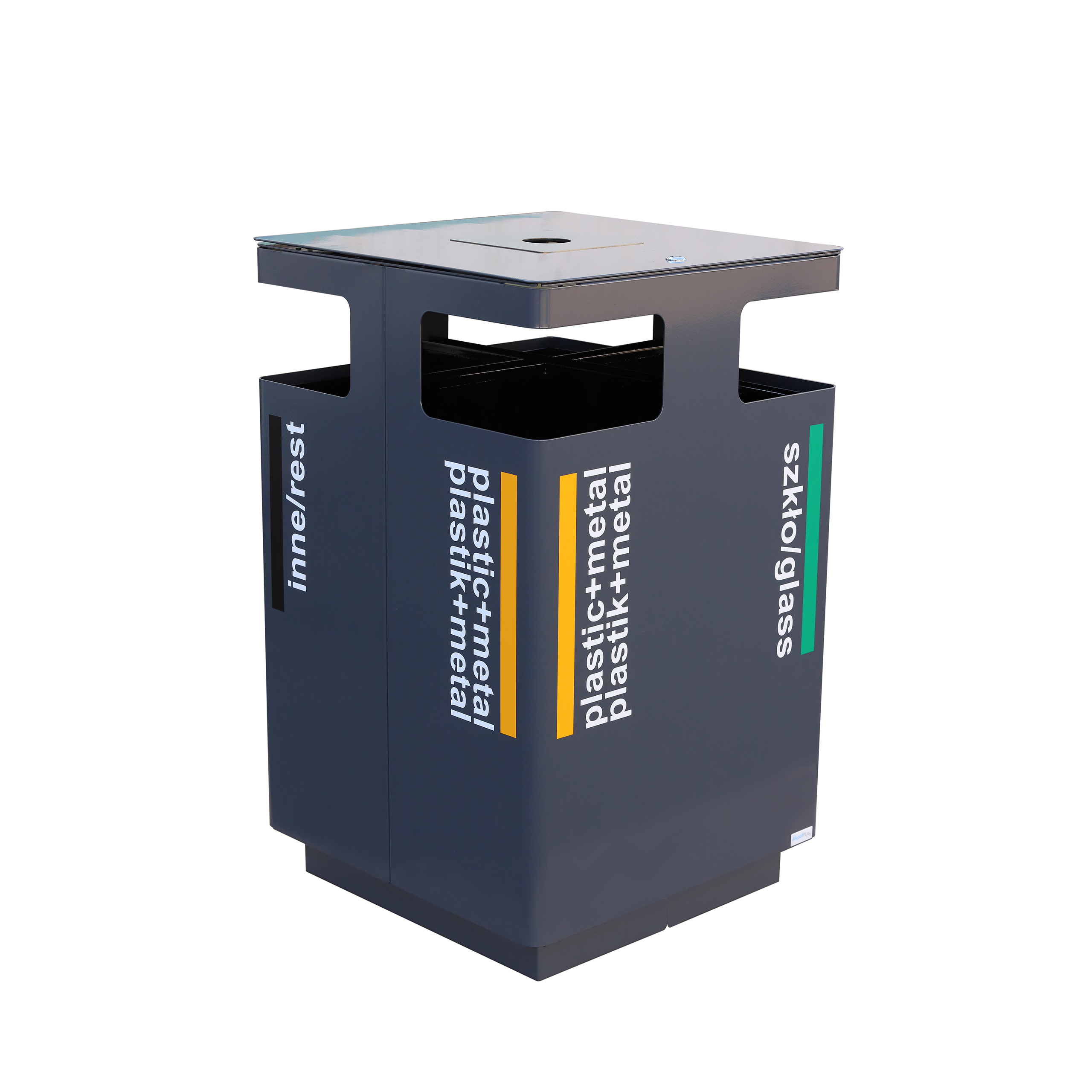 Antoine Recycling Bin 4 x 52 l