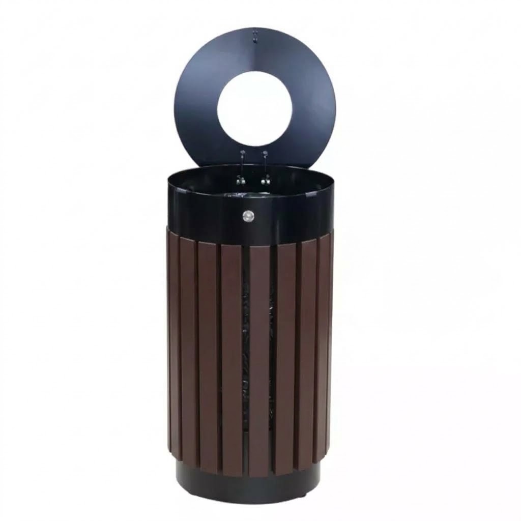 Sybilla Round Street Litter Bin 60 l